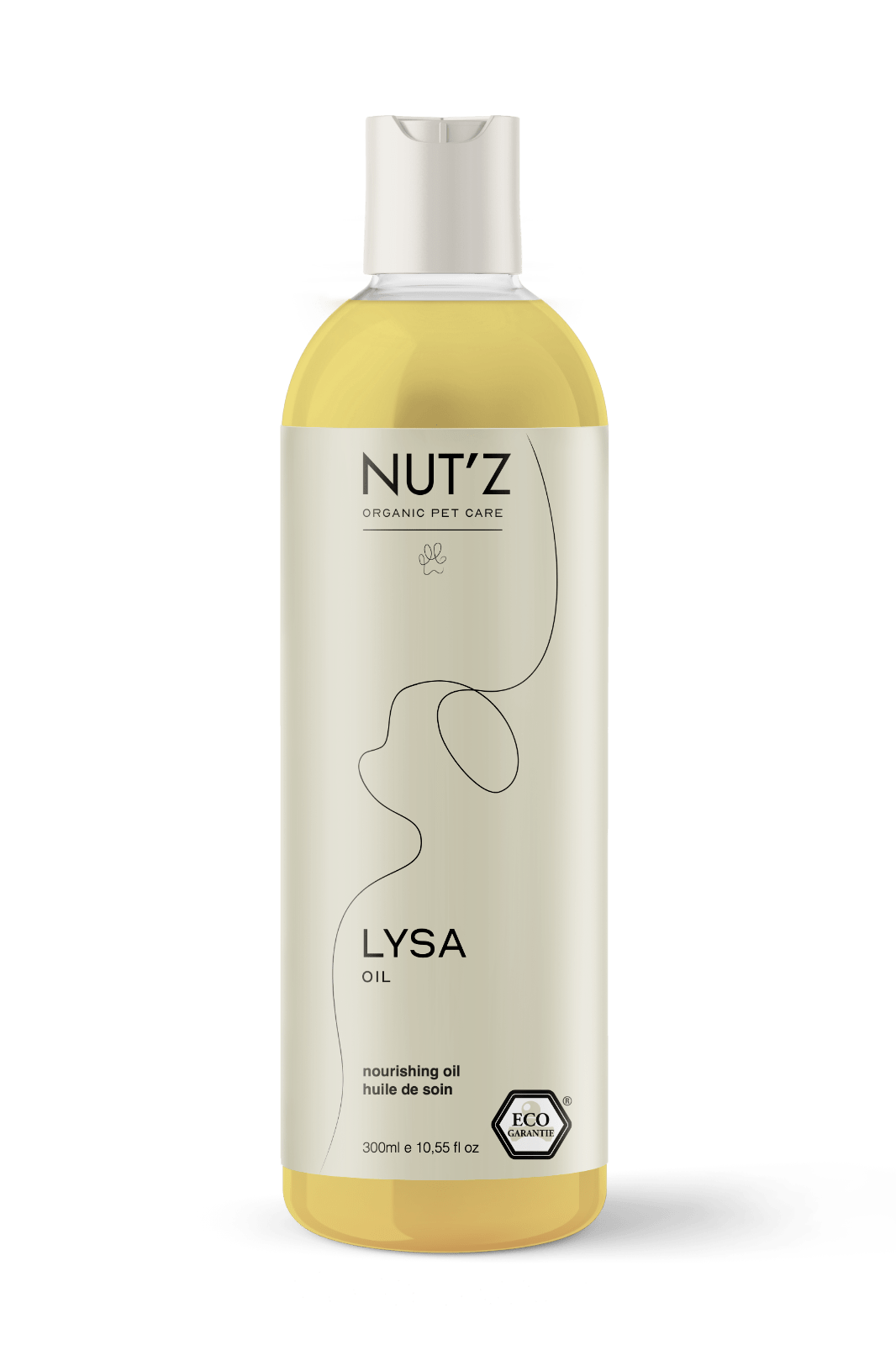 Huile de soin nourrissante LYSA Nut'z pour chien et chat 300ml